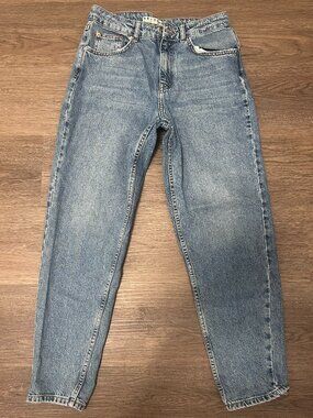 Zara Women's Mom Denim Jeans